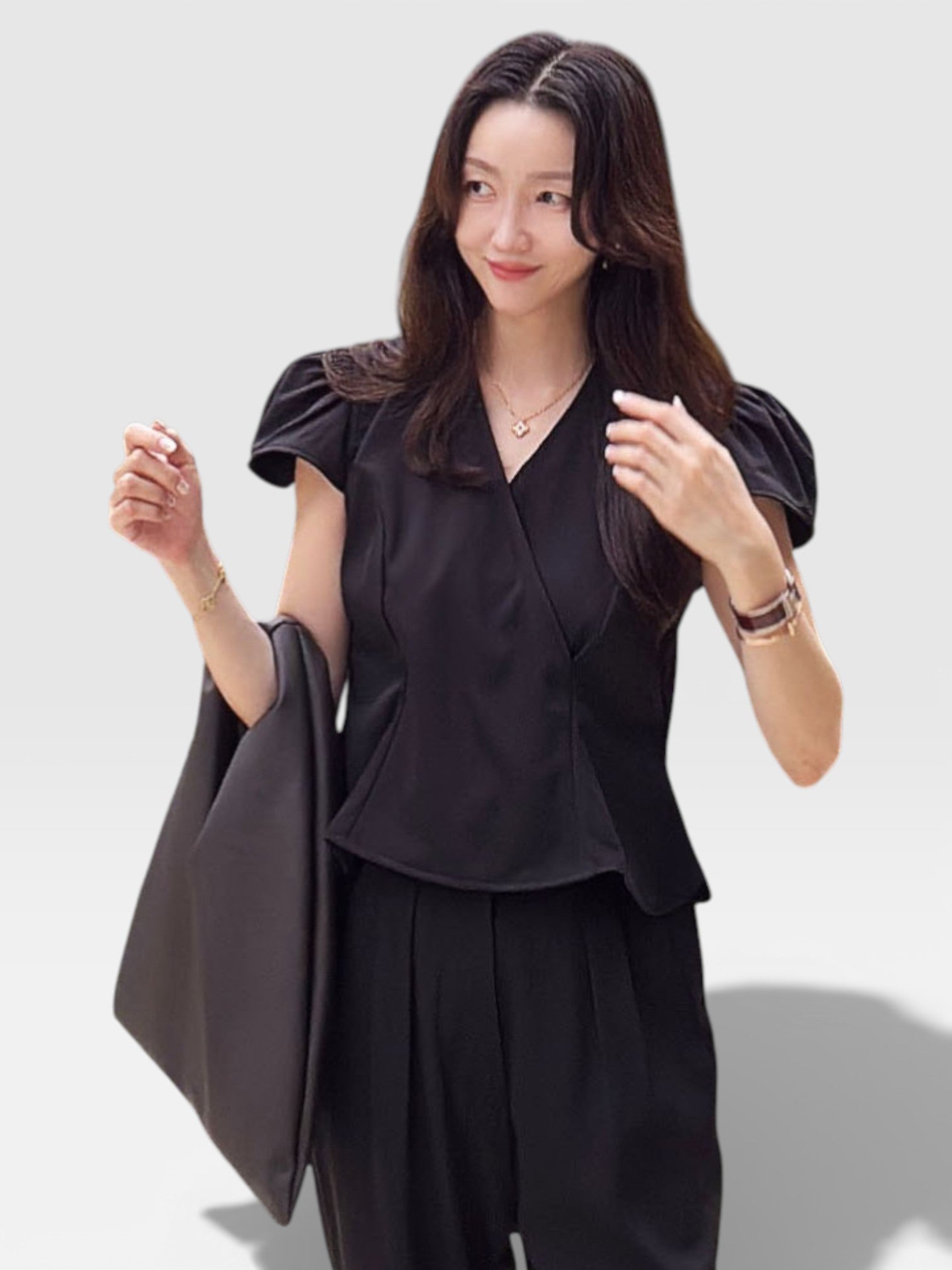 Rose Blouse - Black