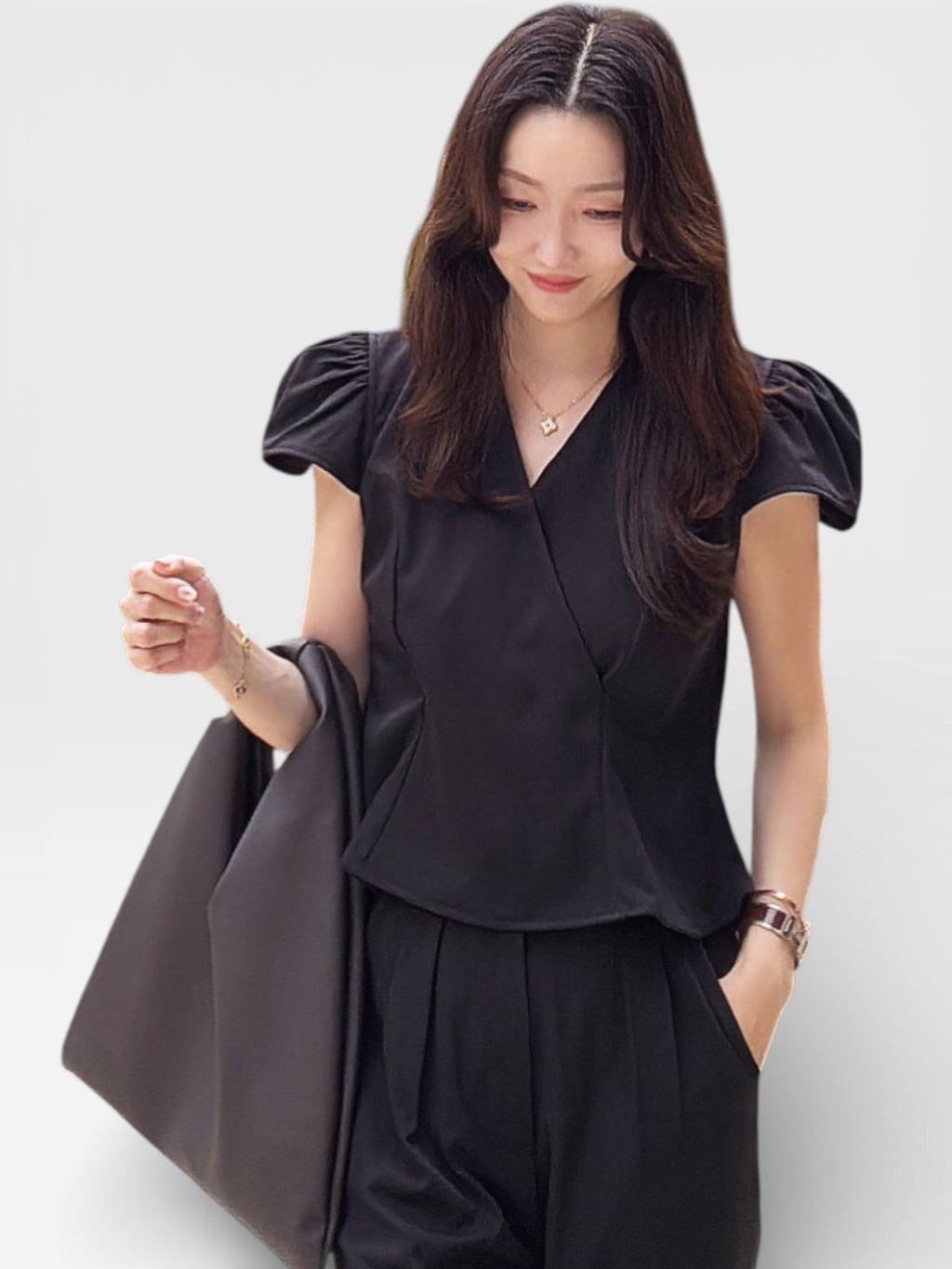 Rose Blouse - Black