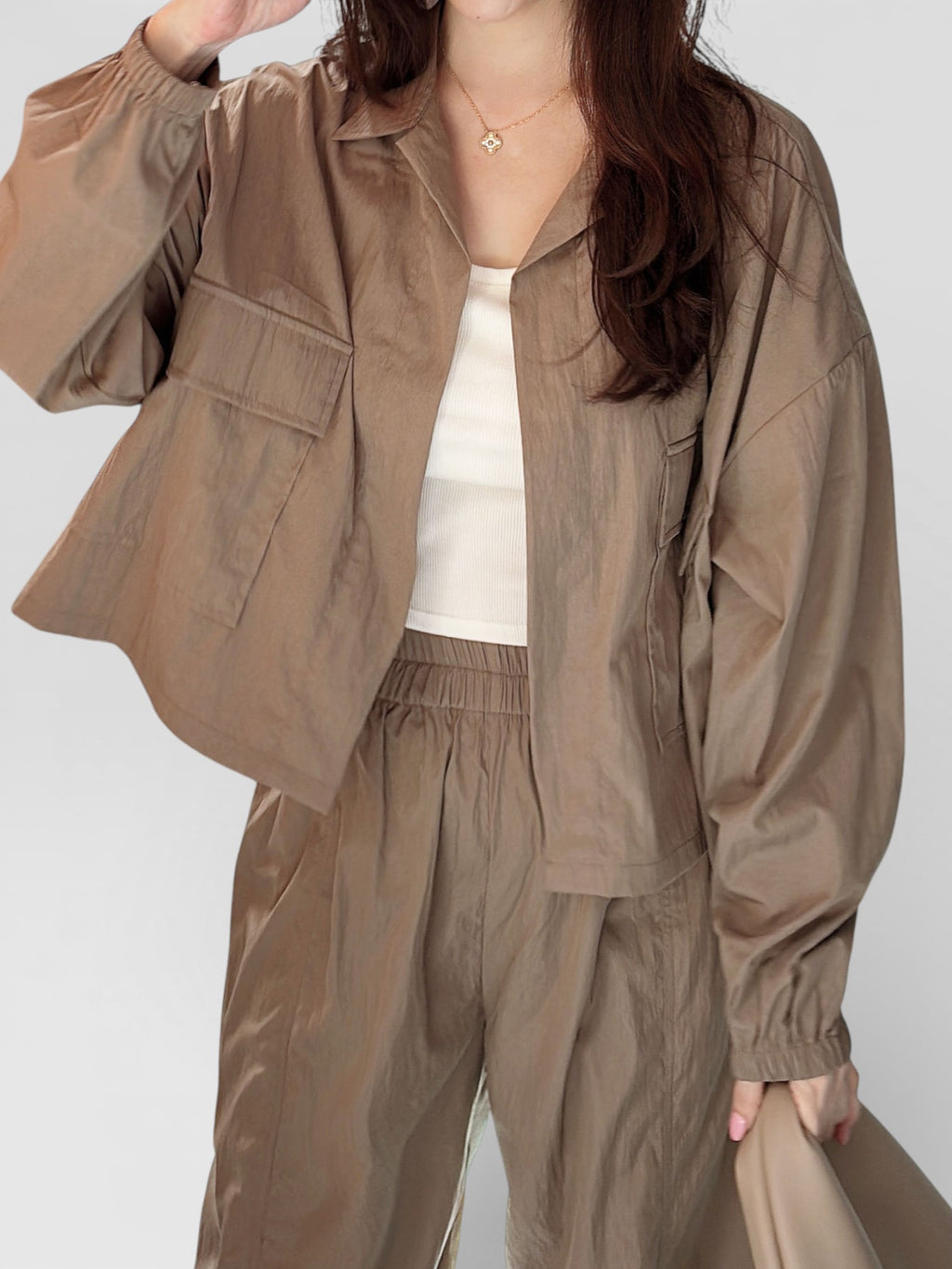 Modern Pocket Jacket - Khaki Brown
