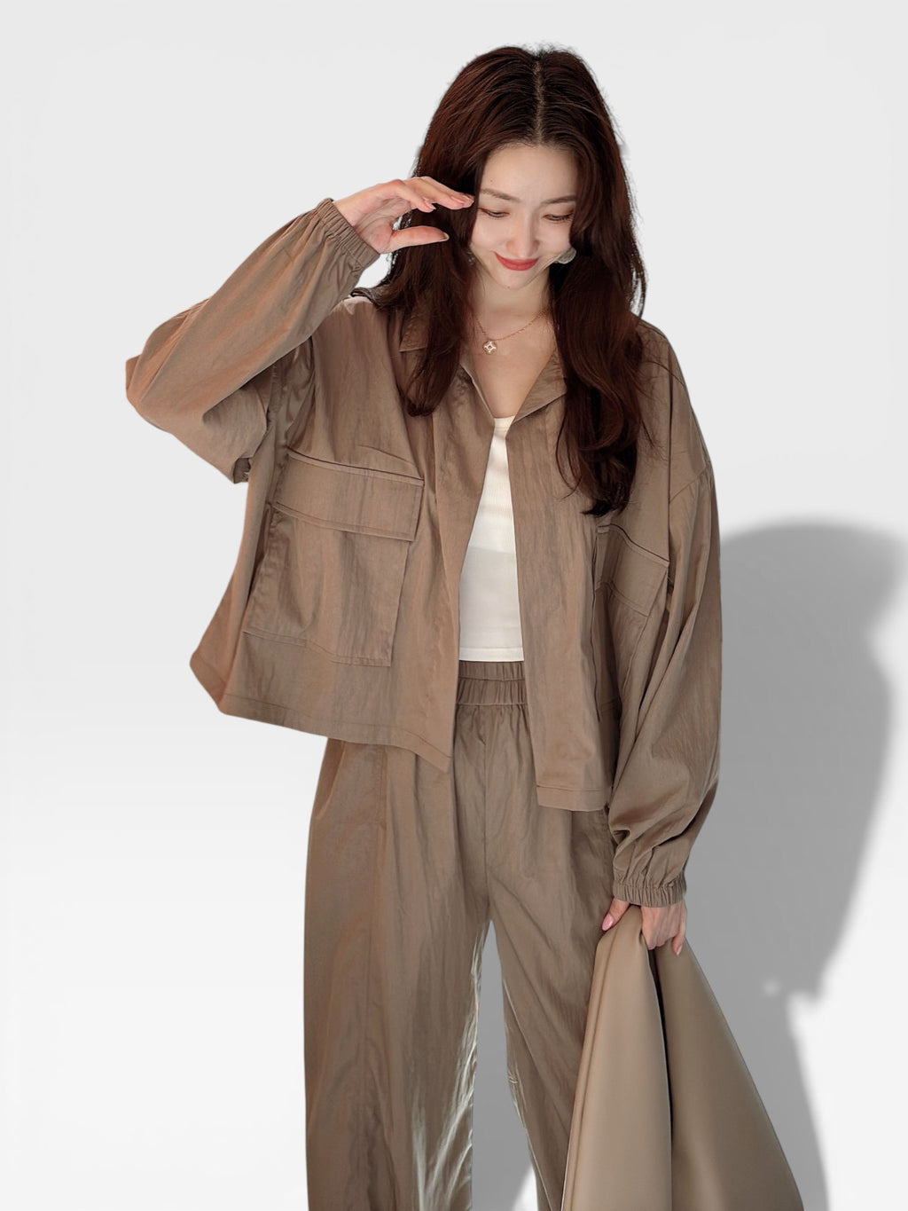 Modern Pocket Jacket - Khaki Brown