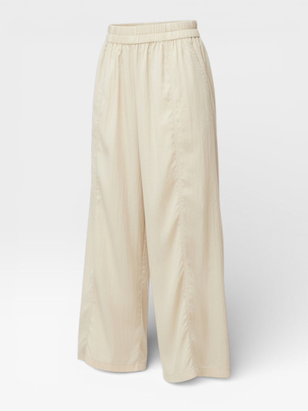 Semi Wide Daily Pants - Cream