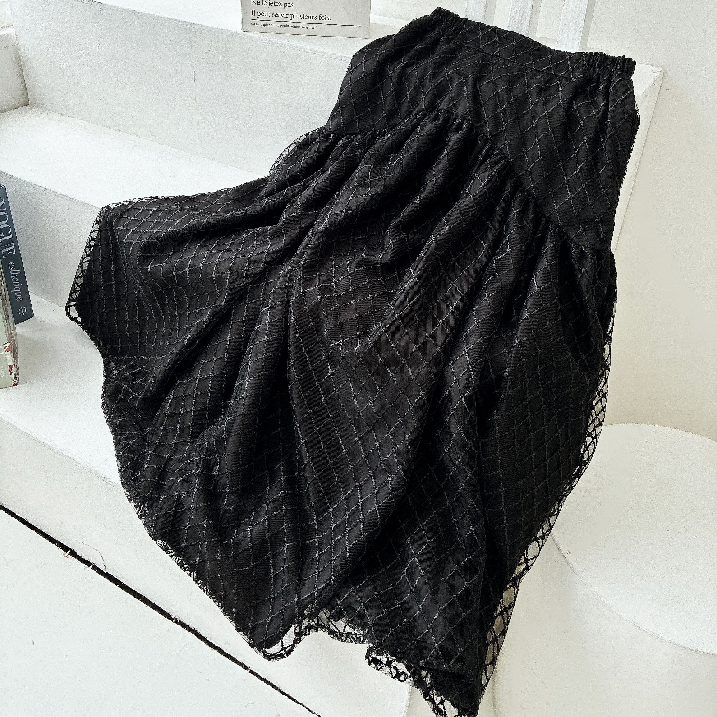 Lace Skirt - Black