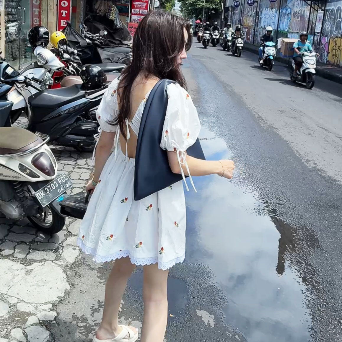 Rie Bag - Denim Navy