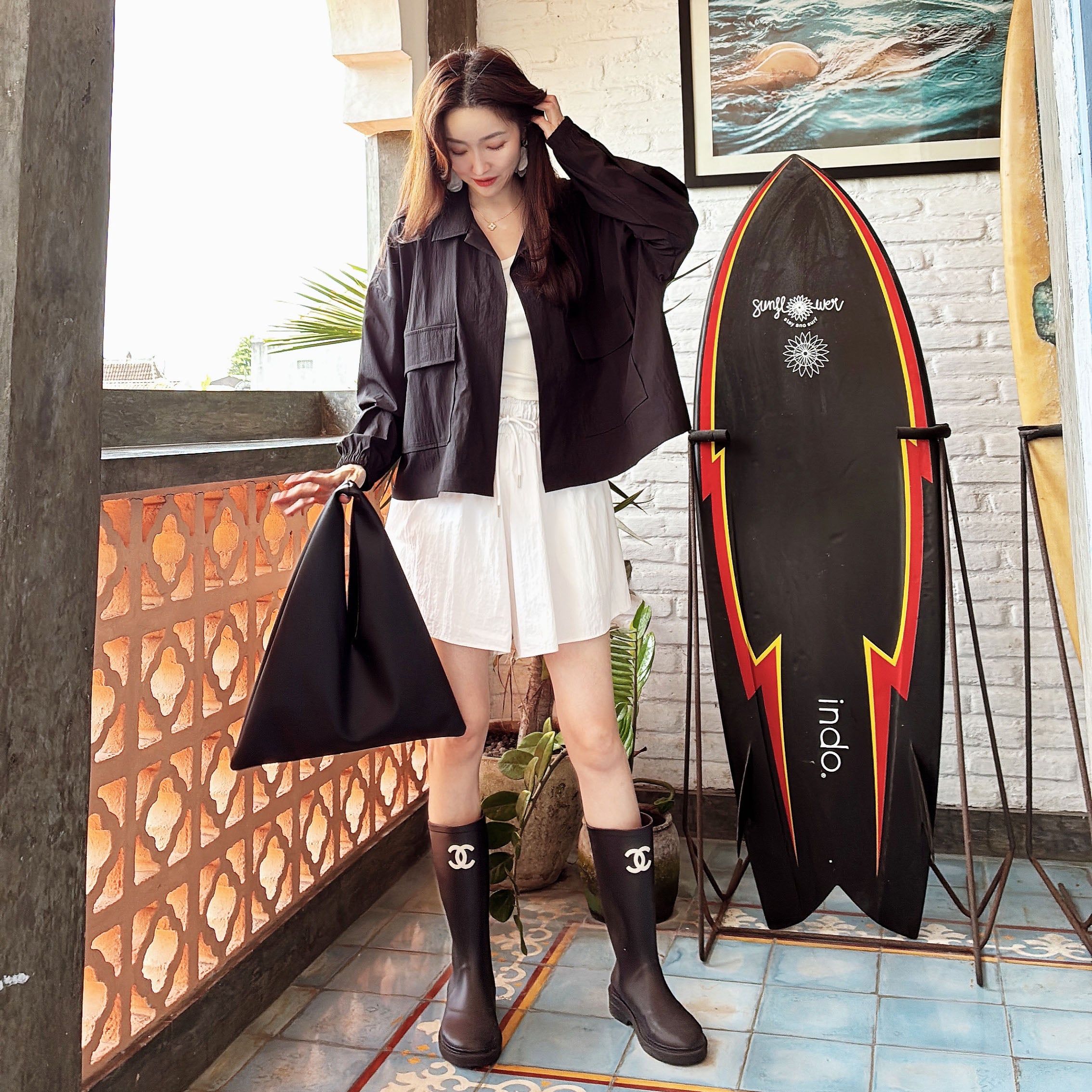 Modern Pocket Jacket - Black